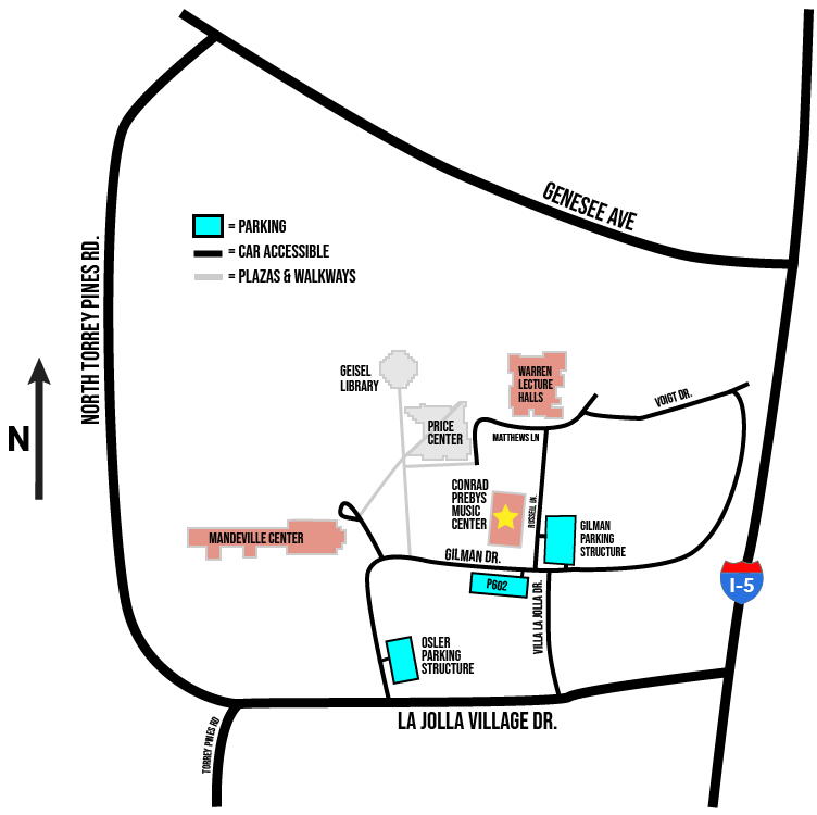 Department of Music venue map